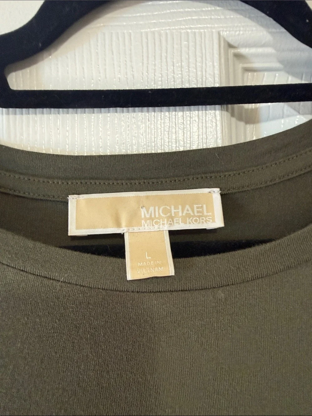 Michael Kors Olive Crew Neck Tee
